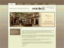 Tablet Screenshot of moserproperties.com